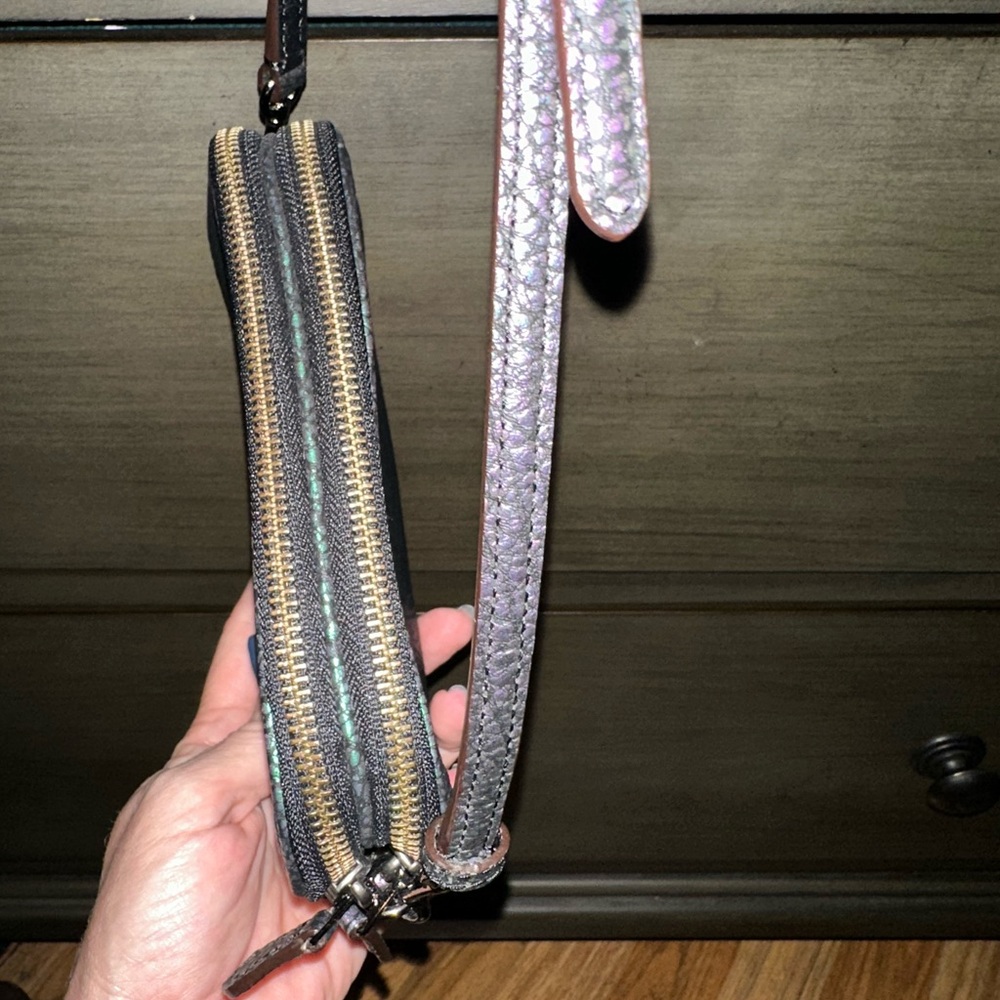 Coach Purple Iridescent oil slick metallic hologram Crossbody Bag - Picture 5 of 14